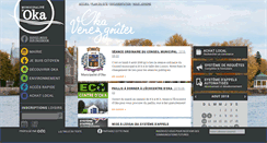 Desktop Screenshot of municipalite.oka.qc.ca