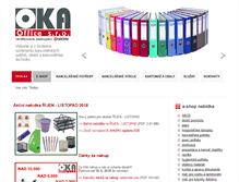 Tablet Screenshot of oka.cz